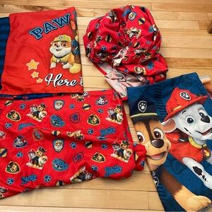 Paw Patrol Toddler Bed bedding - Red